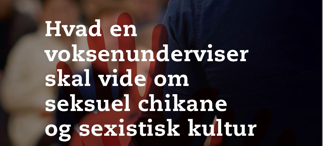 En Guide Til Voksenundervisere I Seksuel Chikane Fiu Ligestilling 